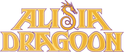 Alisia Dragoon logo for Sega Mega Drive